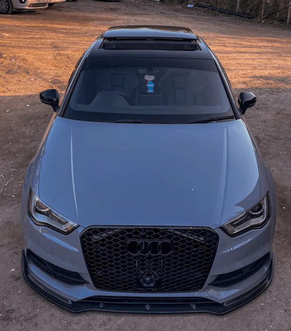 AUDI A3 S-LINE & S3 FACELIFT SALOON 8V CARBON FIBRE SPLITTER - Image 4