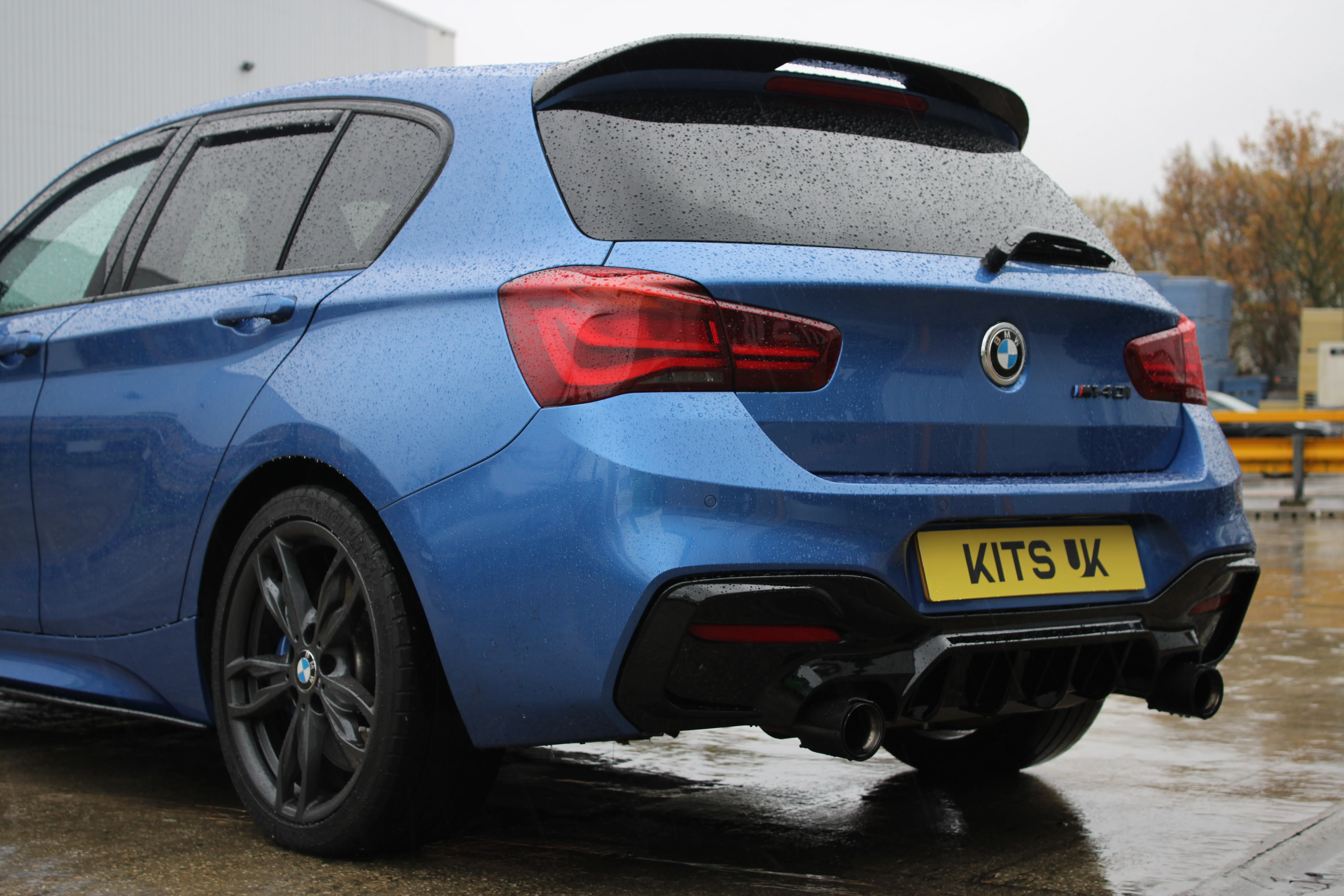 BMW F20 F21 Roof Spoiler – Gloss Black Rear Wing Upgrade - Image 3