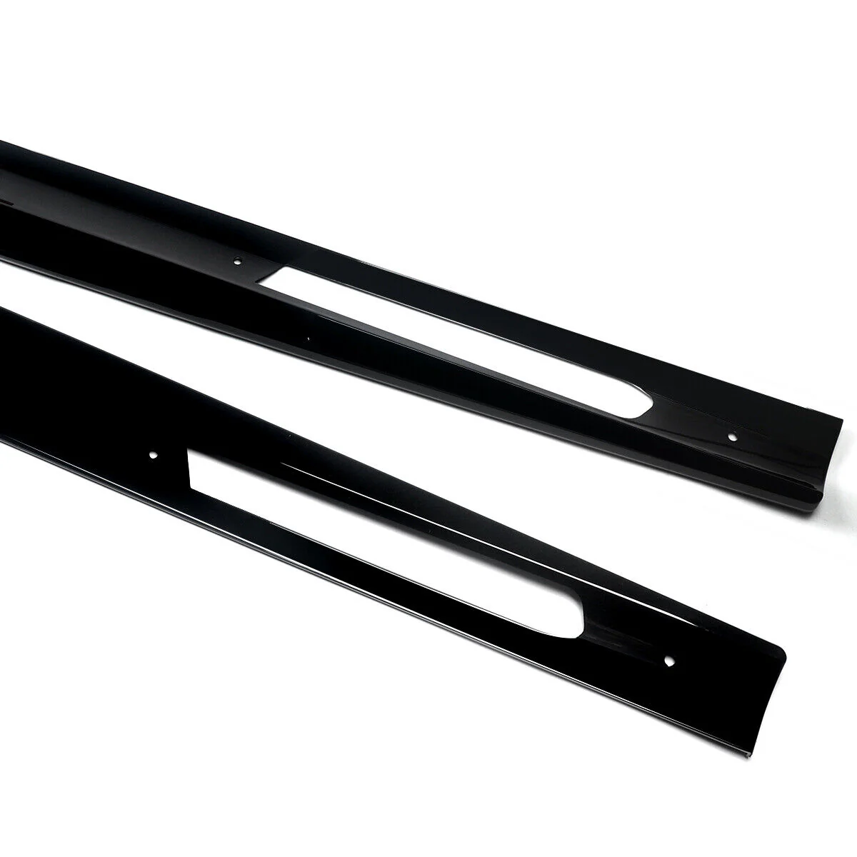 BMW 4 Series G22, G23, M Sport Side Extensions Pre-LCI (Gloss Black) - Image 4