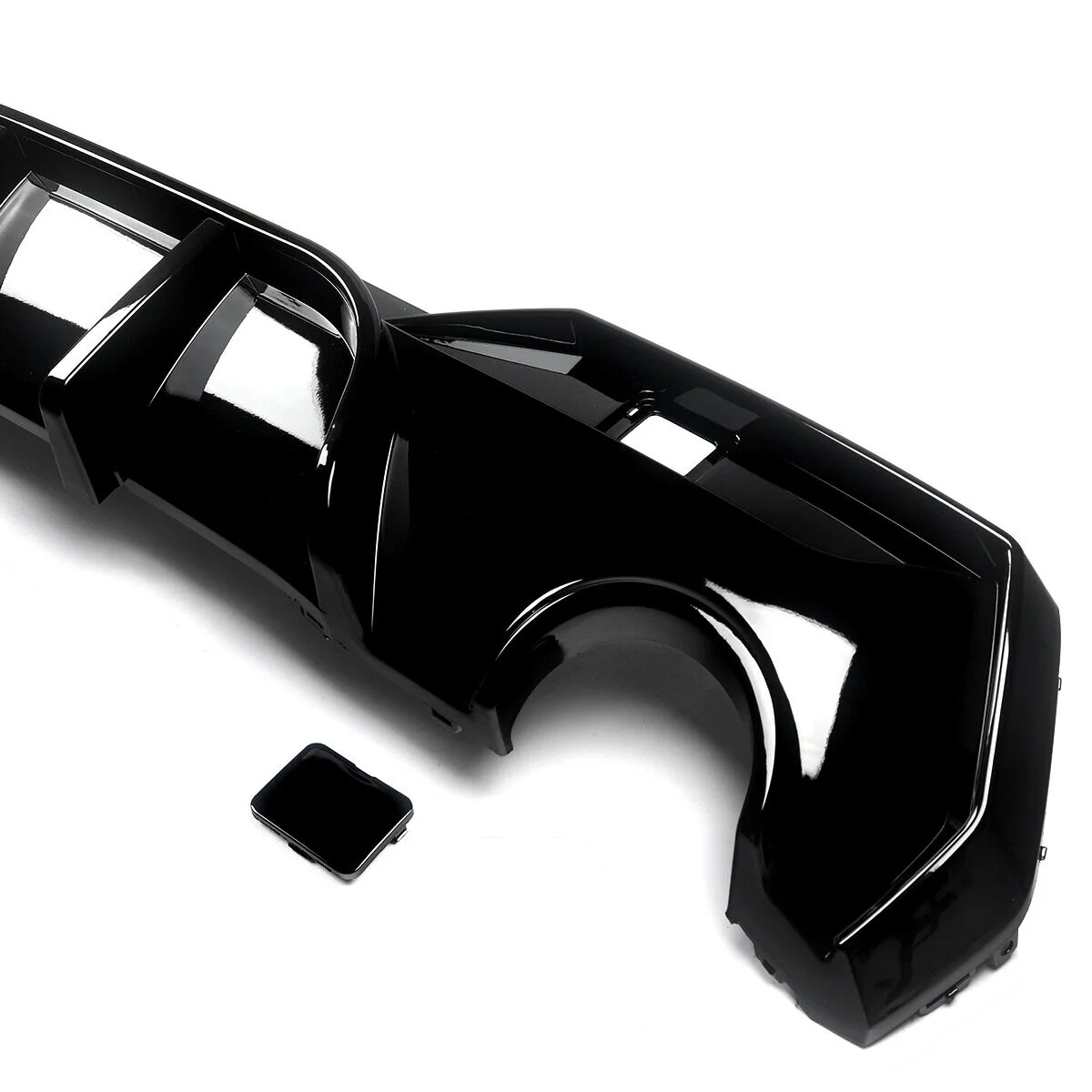 BMW 4 Series G22, G23 Round M Sport/M440I Diffuser Pre-LCI GLOSS BLACK) - Image 6