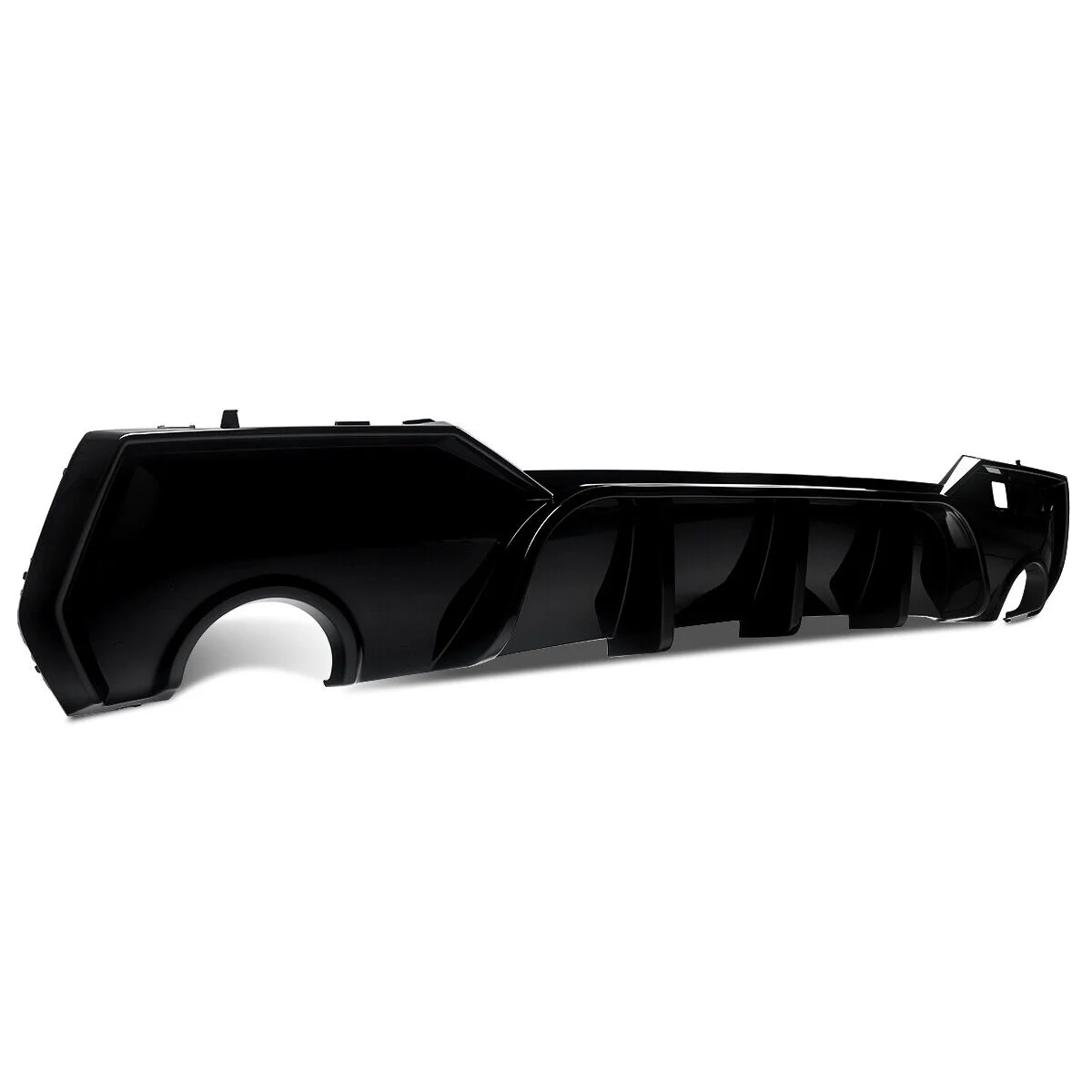 BMW 4 Series G22, G23 Round M Sport/M440I Diffuser Pre-LCI GLOSS BLACK) - Image 7