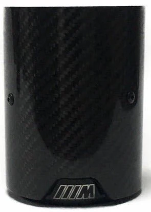 BMW Carbon Fibre Exhaust Tips | Black Stainless Steel (Set of 2) - Image 4