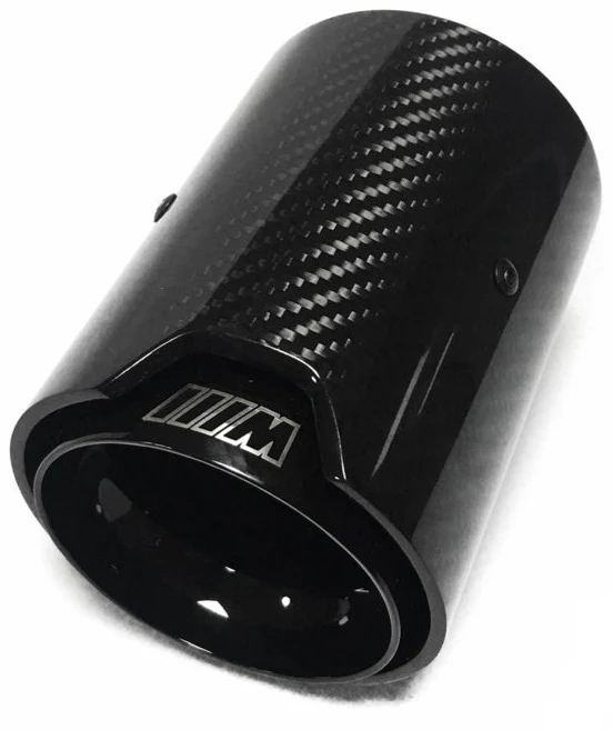BMW Carbon Fibre Exhaust Tips | Black Stainless Steel (Set of 2) - Image 5