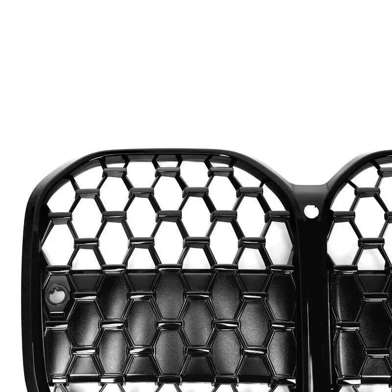 BMW G22, G23, 4 Series Grille Diamond Style 2020+ Gloss Black - Image 3