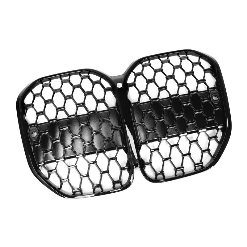 BMW G22, G23, 4 Series Grille Diamond Style 2020+ Gloss Black - Image 5