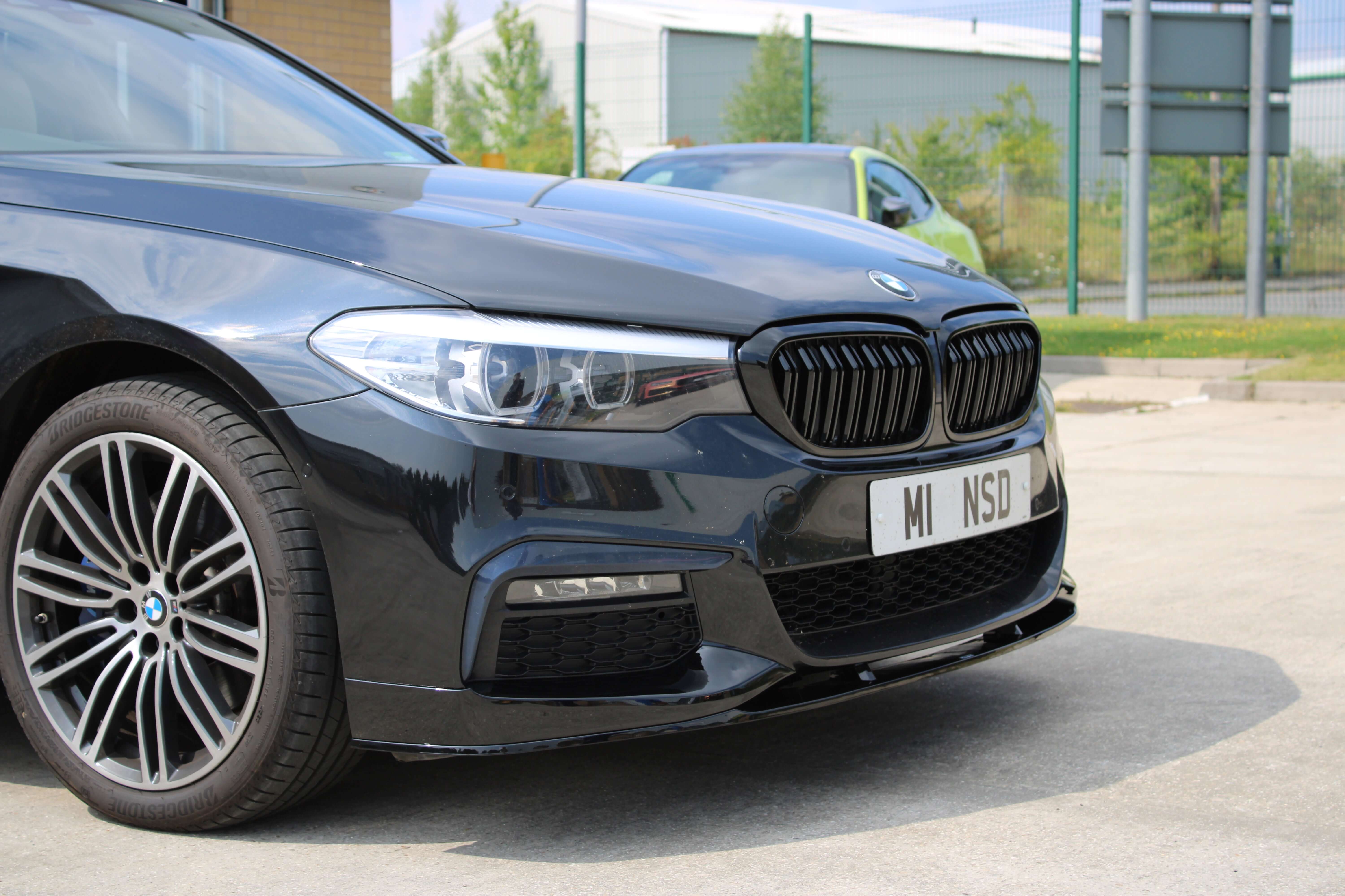 BMW G30 G31 Front Splitter Gloss Black Front Lip Upgrade - Image 5