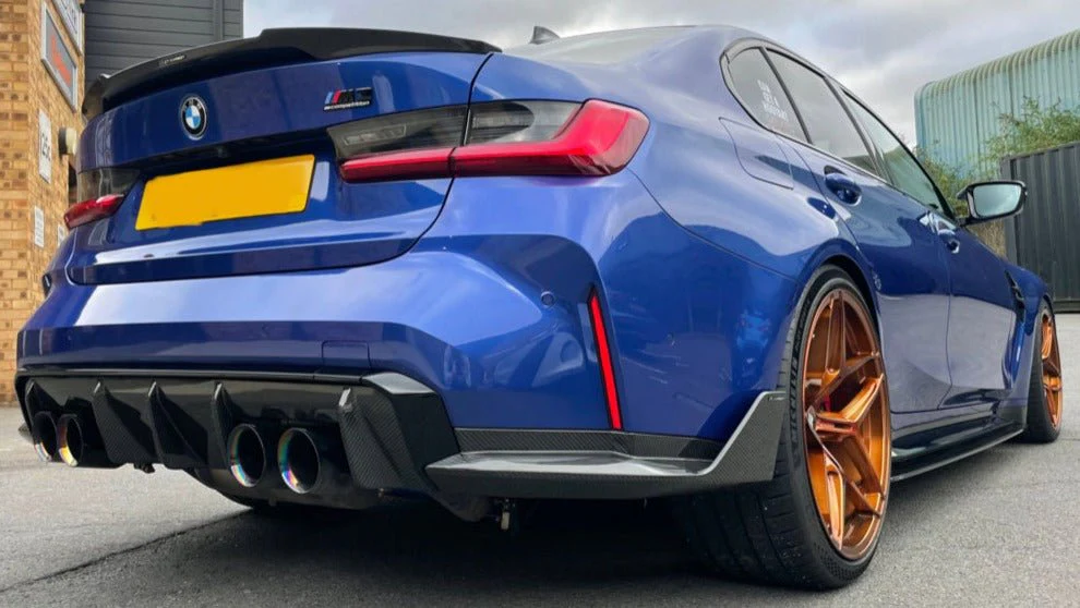 BMW G80 M3/G20 Saloon - Carbon Fibre V Style Boot Spoiler - Image 4