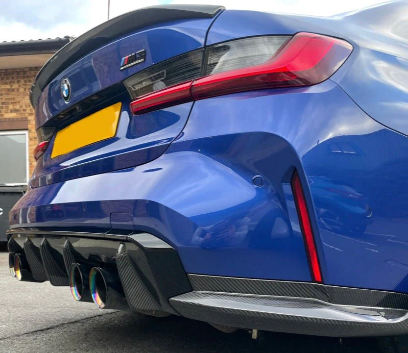 BMW G80/G81 M3 - MP Style Carbon Fibre Diffuser - Image 5