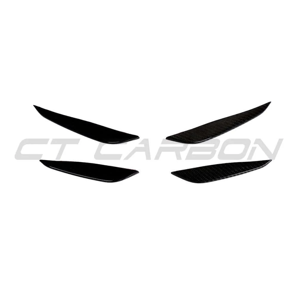 BMW G87 M2 CARBON FIBRE FRONT BUMPER CANARDS - Image 10