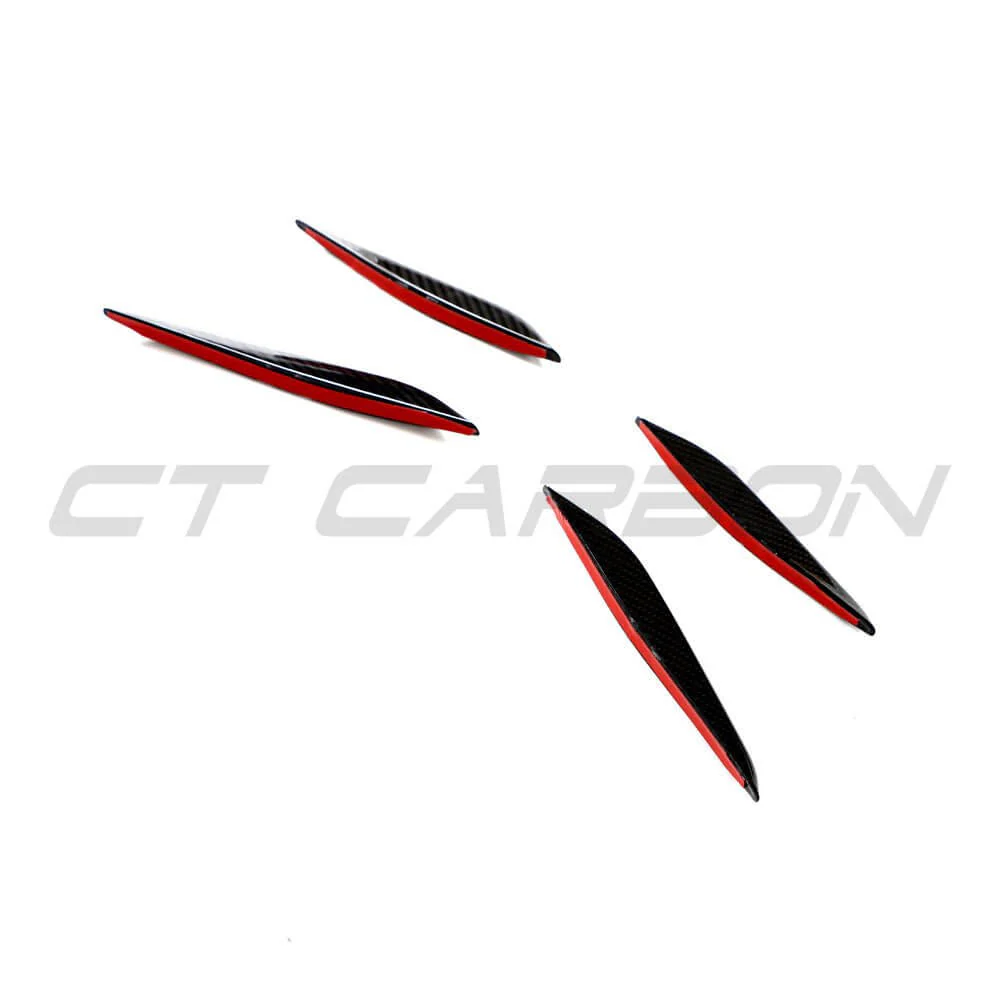 BMW G87 M2 CARBON FIBRE FRONT BUMPER CANARDS - Image 12