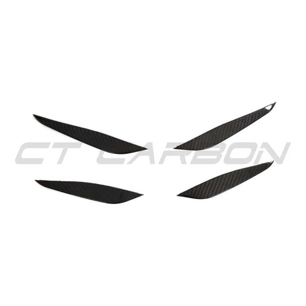 BMW G87 M2 CARBON FIBRE FRONT BUMPER CANARDS - Image 13