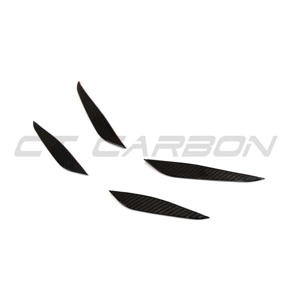 BMW G87 M2 CARBON FIBRE FRONT BUMPER CANARDS - Image 14