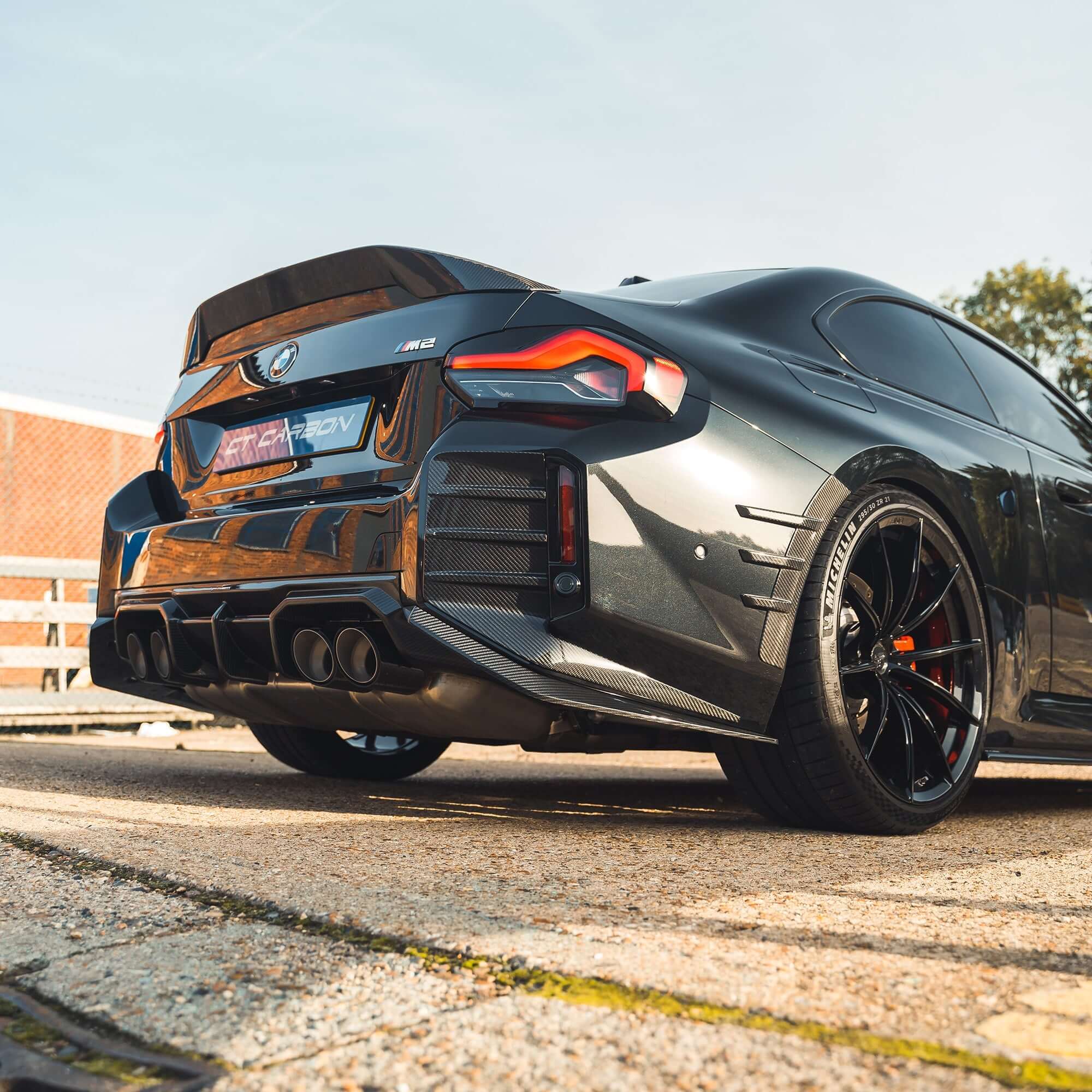 BMW G87 M2 CARBON FIBRE REAR BUMPER TRIM - Image 3