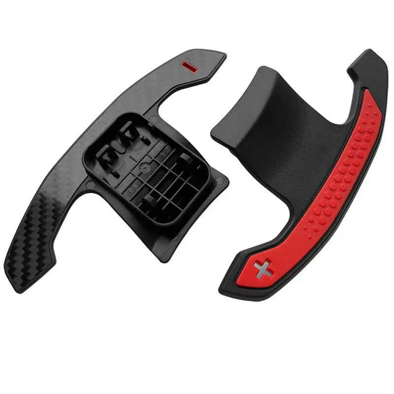 BMW G8X LCI Style Carbon Fibre Steering Wheel with Perforated Leather & Paddles - Image 3