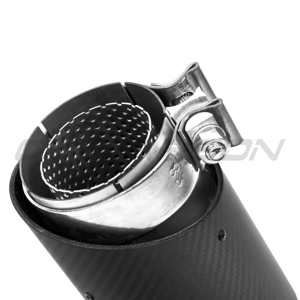 BMW G90 G99 M5 Carbon Fibre Exhaust Tips Matte Finish - Image 4