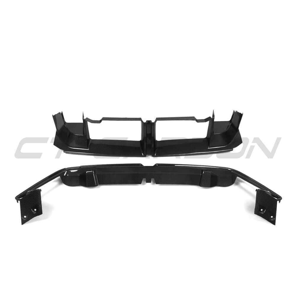 BMW G90 G99 M5 Carbon Fibre Front Bumper Trim - Image 3