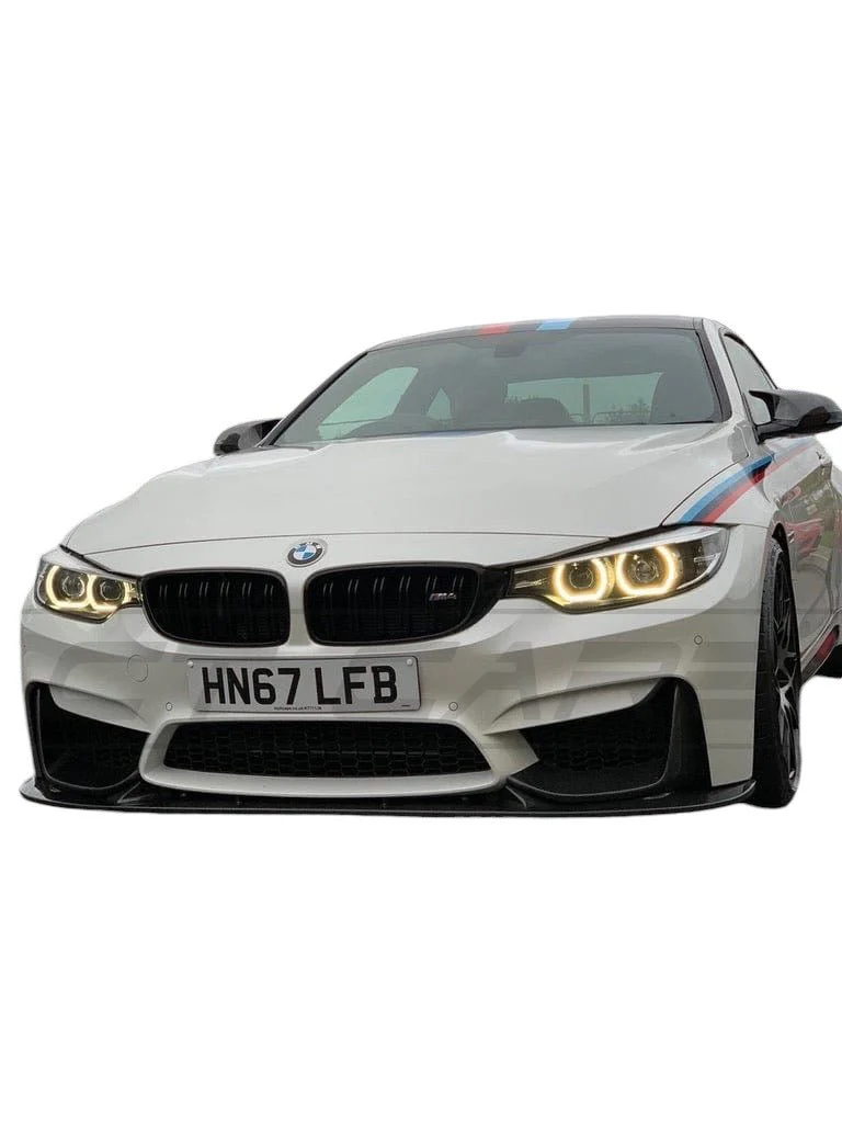 BMW M3 M4 F80 F82 F83 Carbon Fibre Splitter 3D Style - Image 2