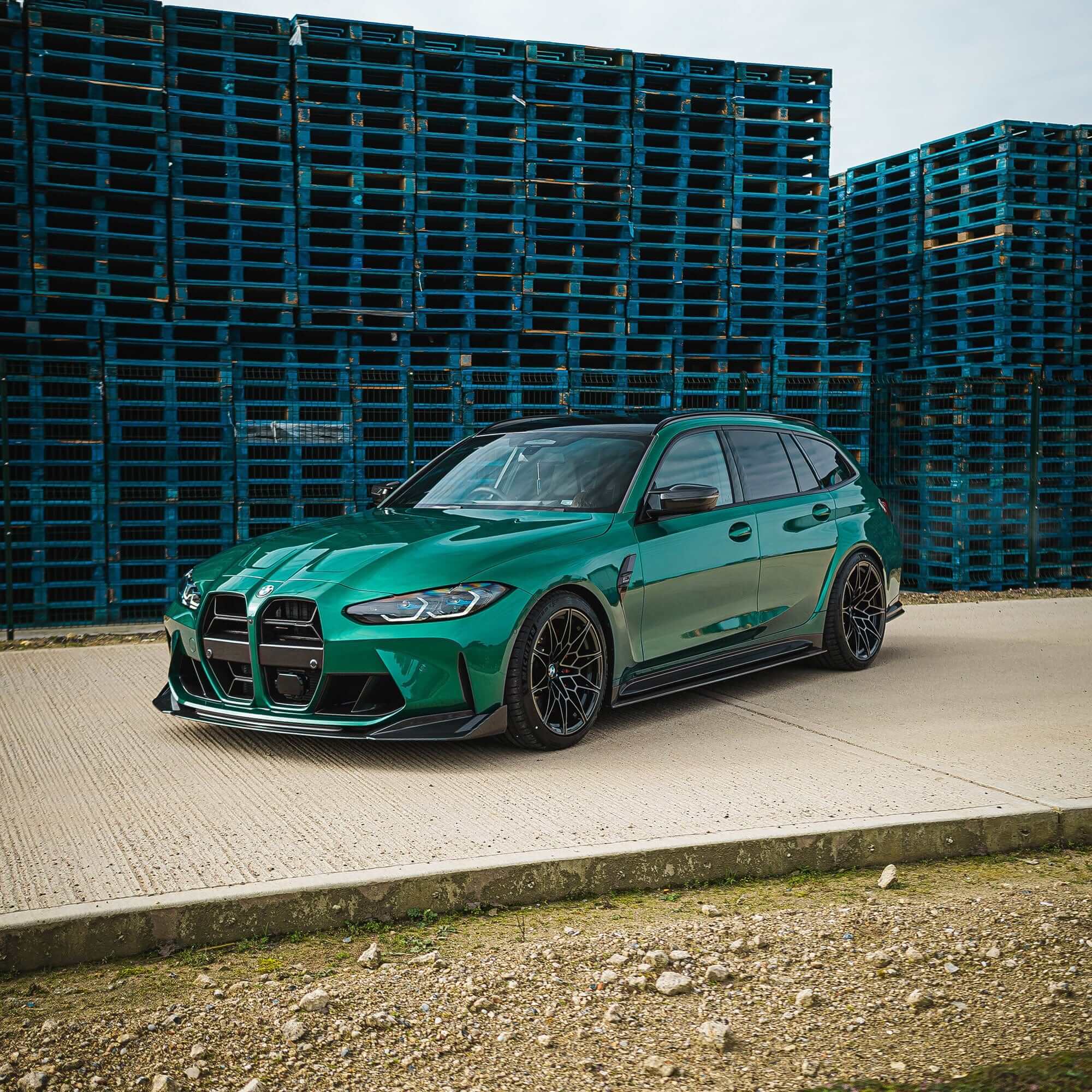 BMW M3 M4 carbon fibre splitter V2 - Image 2