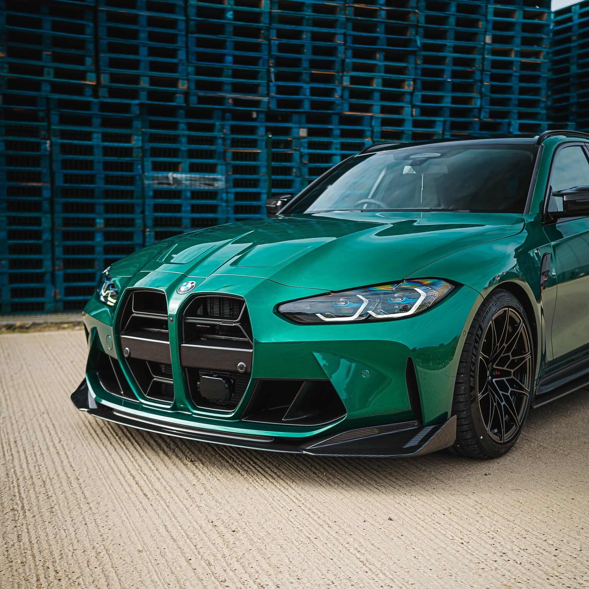BMW M3 M4 carbon fibre splitter V2 - Image 3