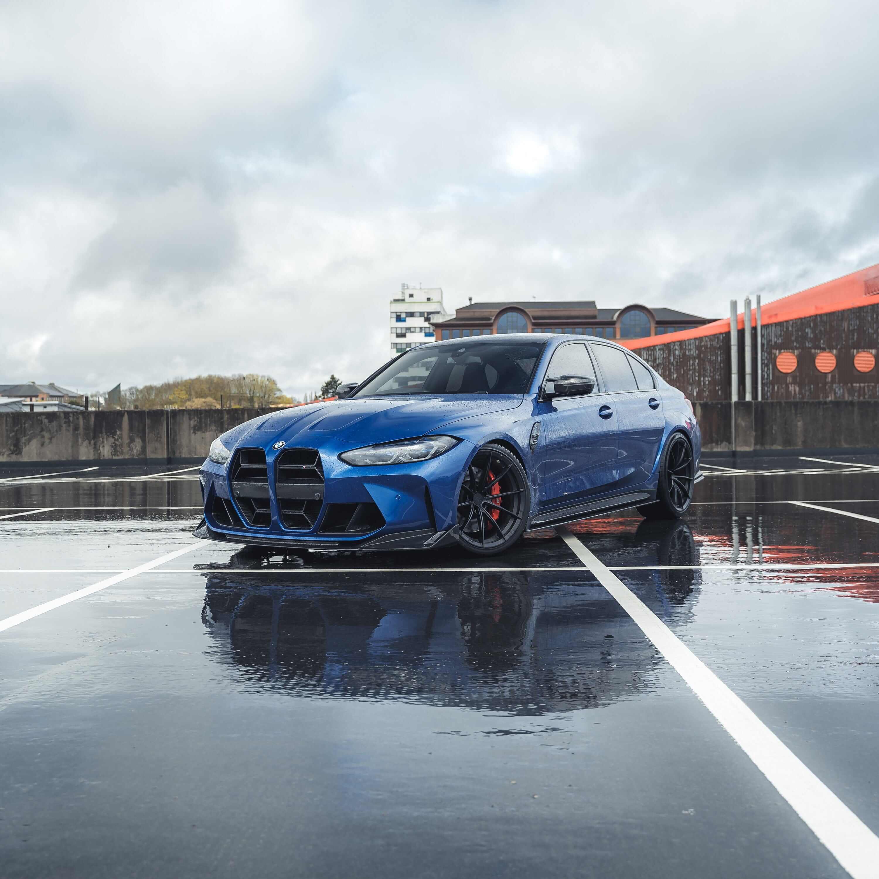 BMW M3 M4 carbon fibre splitter V2 - Image 4