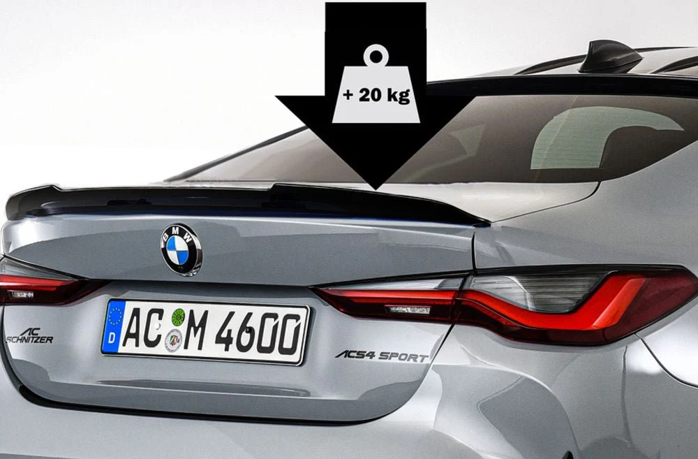BMW M4 G82 Coupé Carbon Fibre Boot Spoiler (AC SCHNITZER) - Image 2