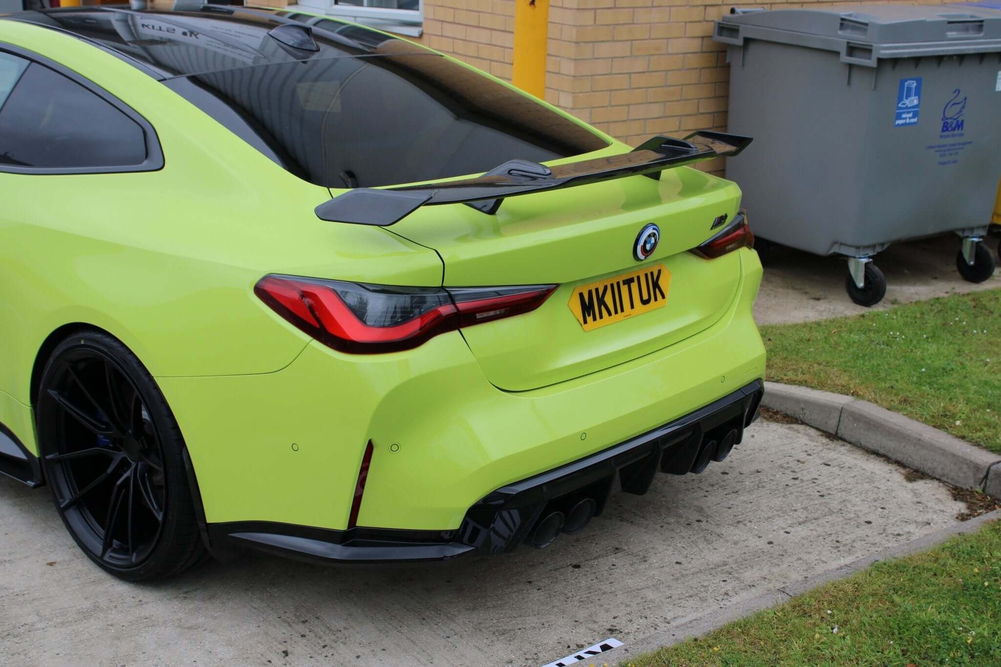 Carbon fibre MP wing spoiler for BMW G80 M3 G82 M4 - Image 3