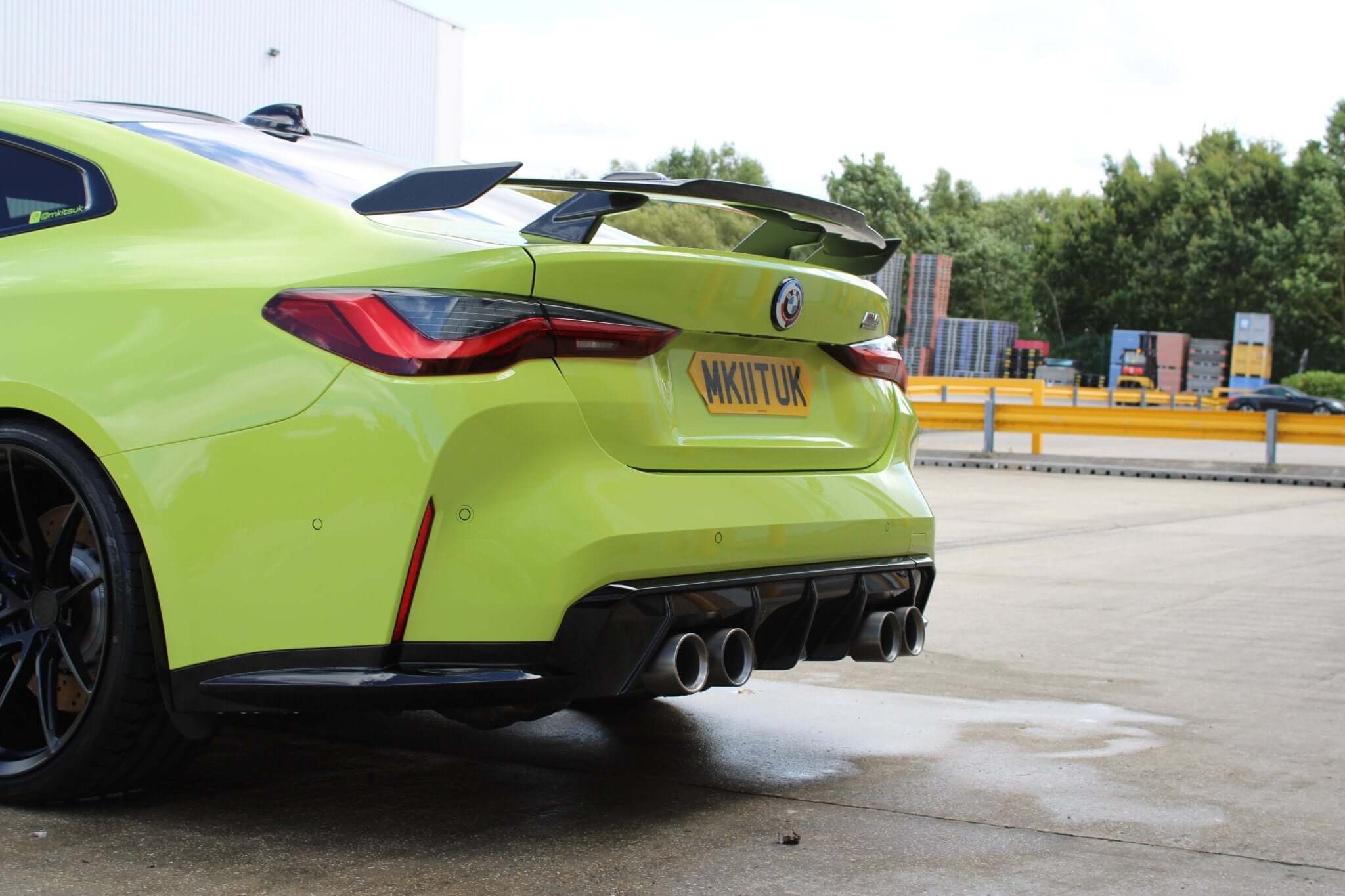Carbon fibre MP wing spoiler for BMW G80 M3 G82 M4 - Image 5