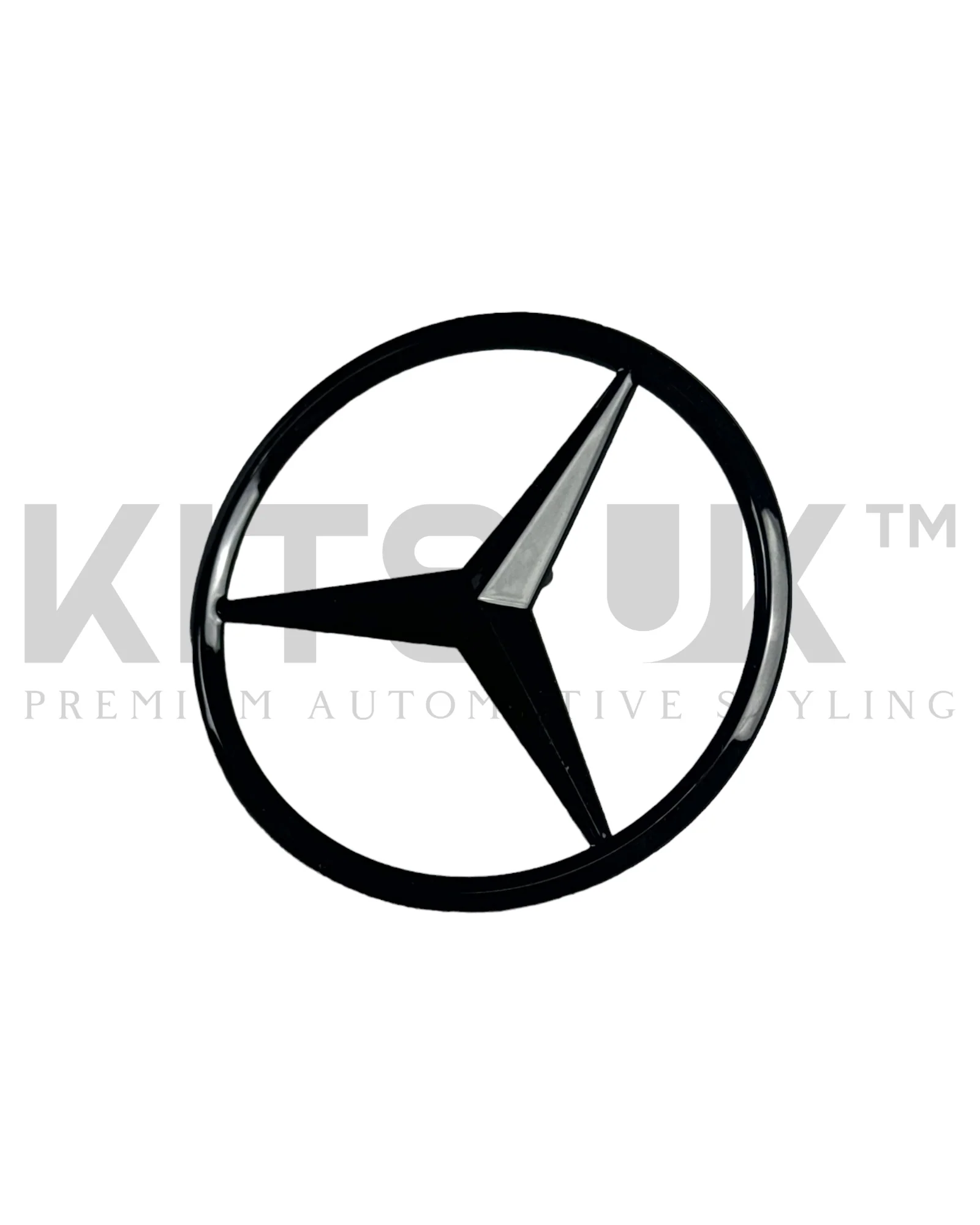 Mercedes W177 A35 A45 Gloss Black Tailgate Star Badge - Image 3