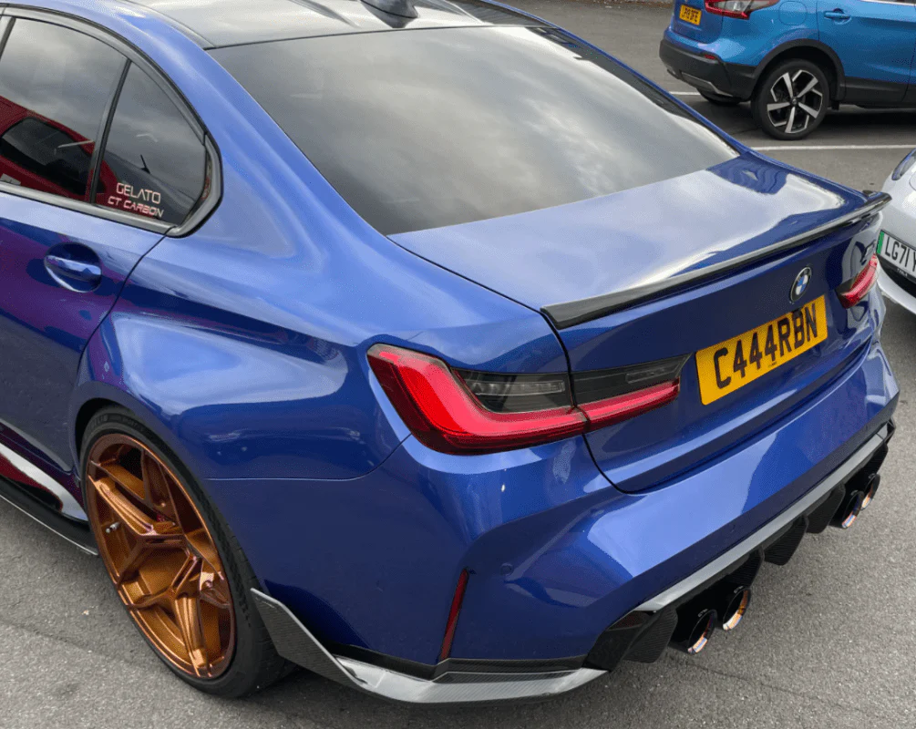 BMW G82/G83 M4 - Carbon Fibre Rear Bumper Corners MP Style - Image 3