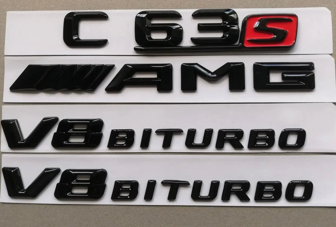 Mercedes W205 C63 C63s Black Badge Package (WITHOUT FRONT GRILLE STAR) - Image 3