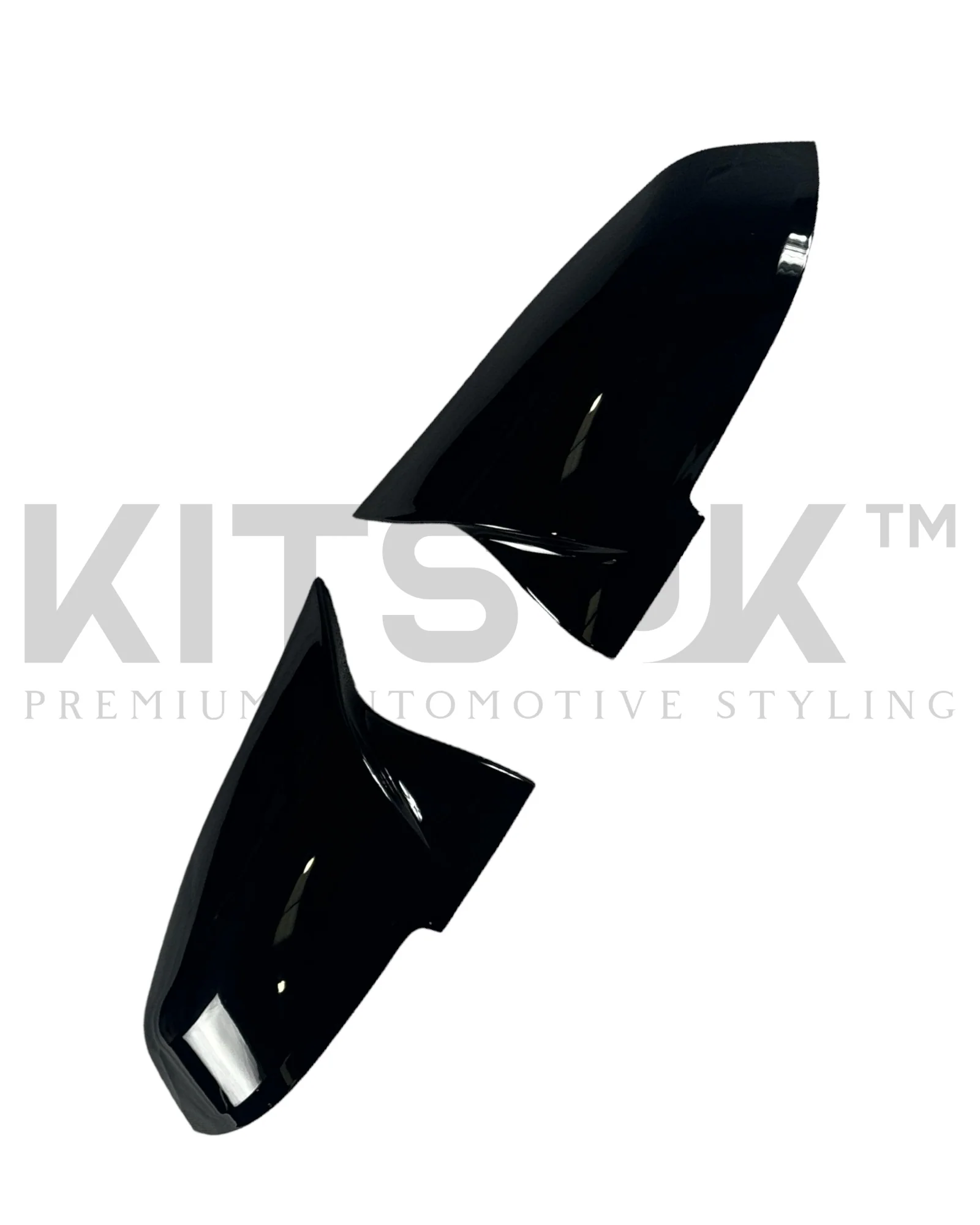 BMW F Series M Style Mirror Caps | Gloss Black Mirror Covers - Image 4