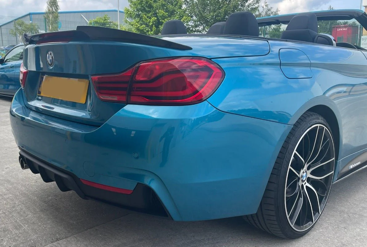 BMW F33 / 4 Series Convertible V Style Spoiler - Image 5