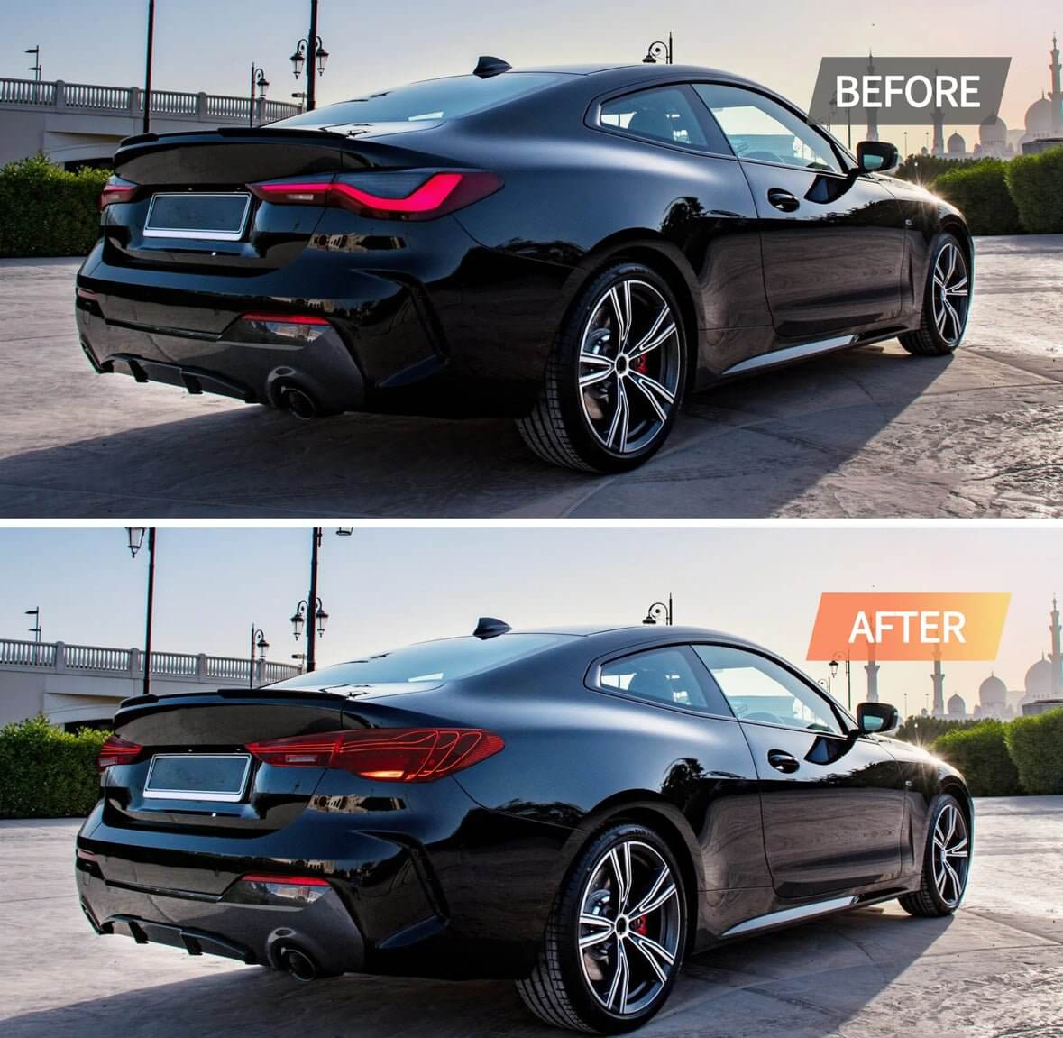 LED Laser Aftermarket CSL Style Tail lights For BMW 4 Series G22/G23/G26 2020 - 2024 - Image 4