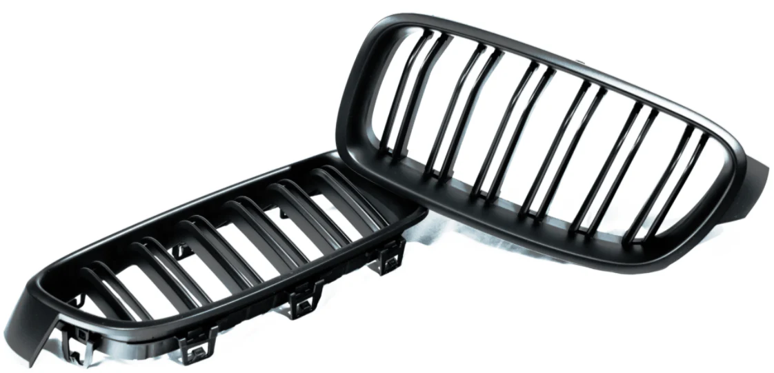 BMW F30 F31 M Style Grilles | Gloss & Matte Black Options - Image 3