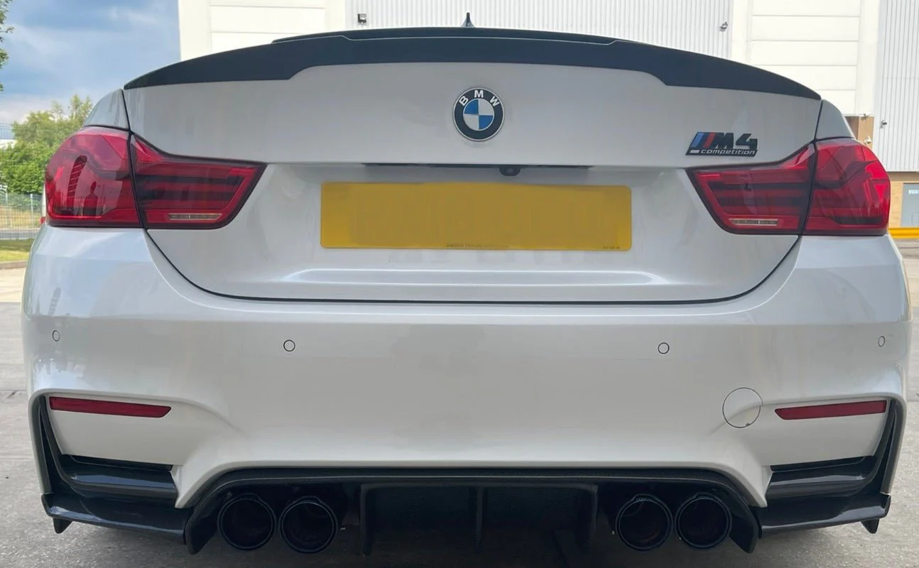 BMW M3/M4 (F80/F82/F83) Carbon Fibre V Style Diffuser - Image 3