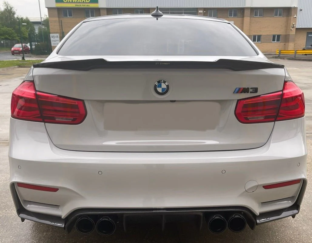 BMW M3/M4 (F80/F82/F83) Carbon Fibre V Style Diffuser - Image 5