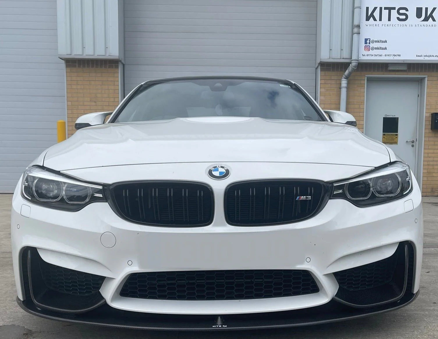 BMW M3/M4 (F80/F82/F83) MP Style Carbon Fibre Splitter (3pcs) - Image 5