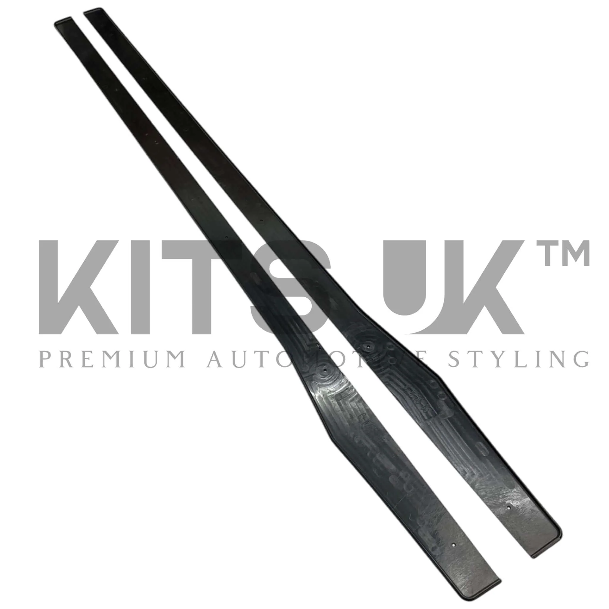 Mercedes C Class side extensions Black - Image 3
