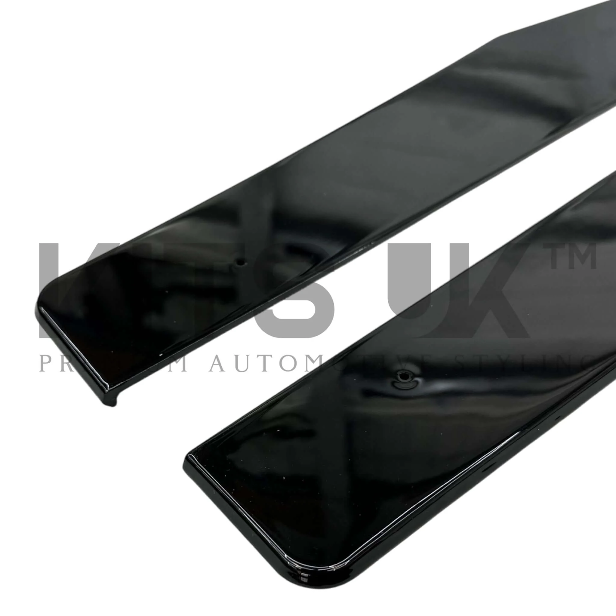 Mercedes C Class side extensions Black - Image 4