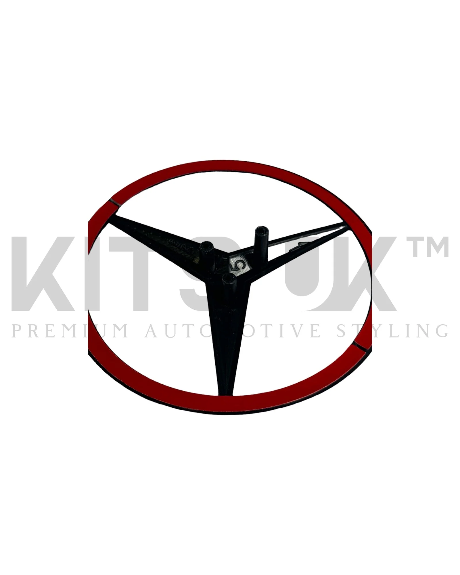 Mercedes C63 C43 Gloss Black Tailgate Star Badge - Image 4
