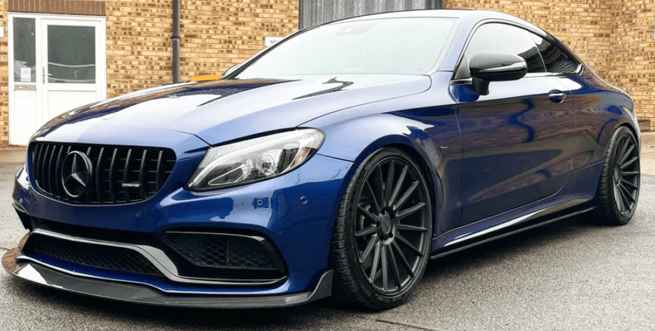 Mercedes C63 Saloon-Coupé Carbon Fibre Side Extensions - Image 5