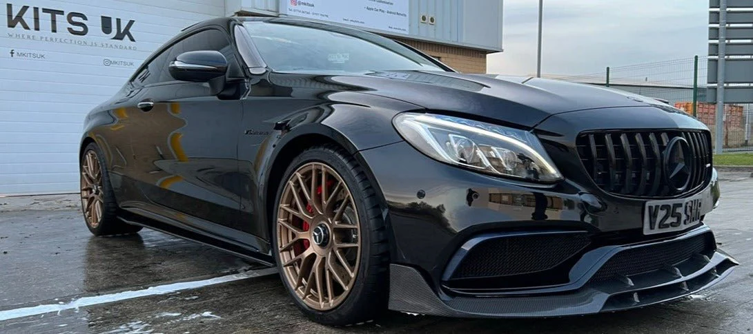 Mercedes W205 C63 Coupe Carbon Fibre Splitter– B Style - Image 5