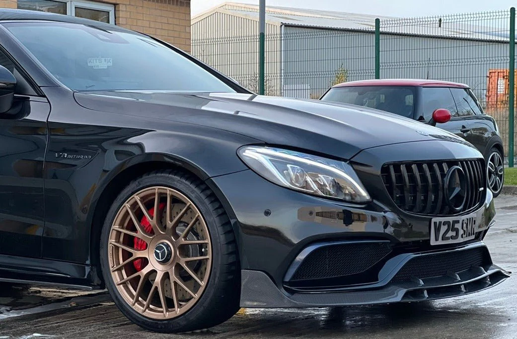 Mercedes W205 C63 Coupe Carbon Fibre Splitter– B Style - Image 6