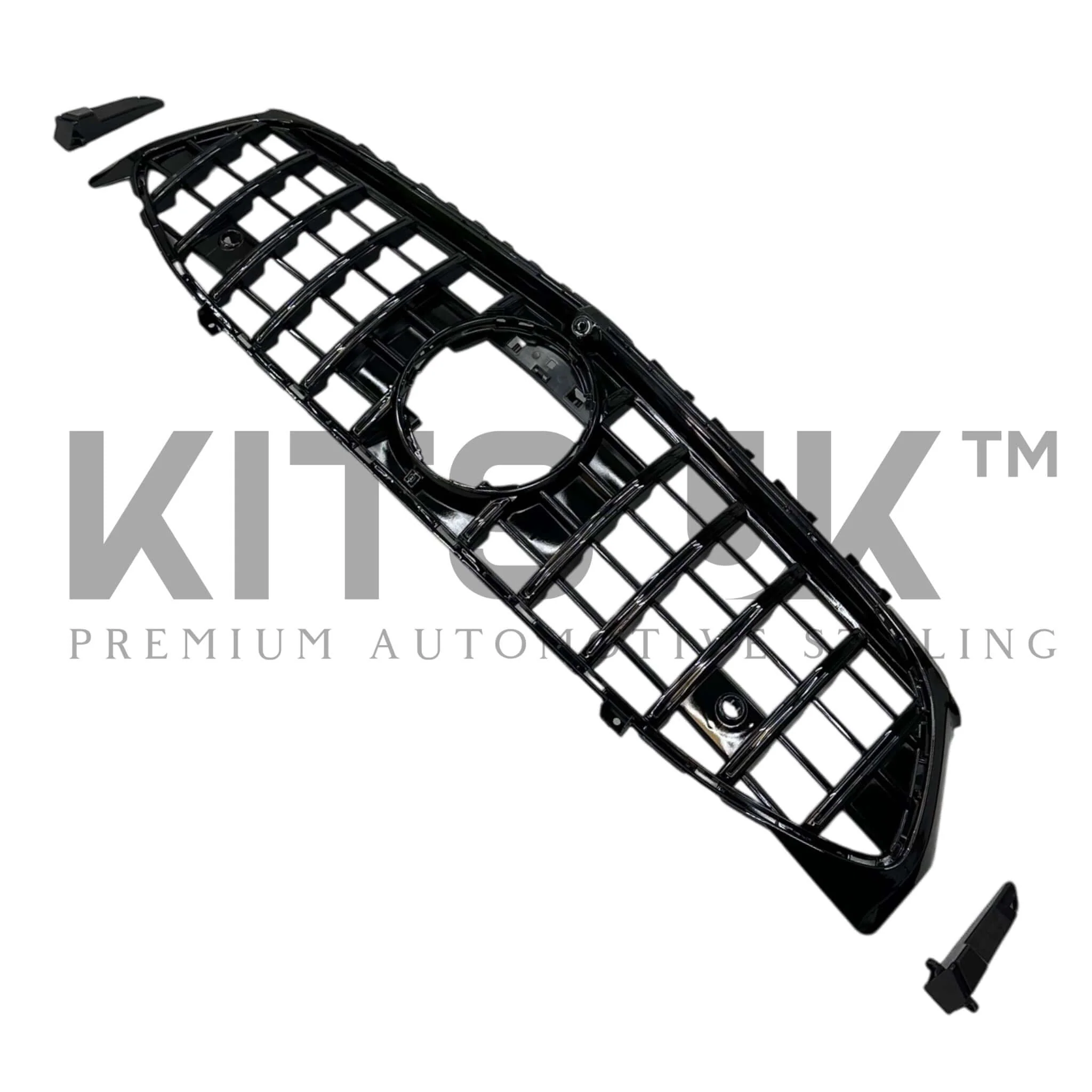 Mercedes CLA W118 C118 Panamericana Grille | Gloss Black AMG Line - Image 4