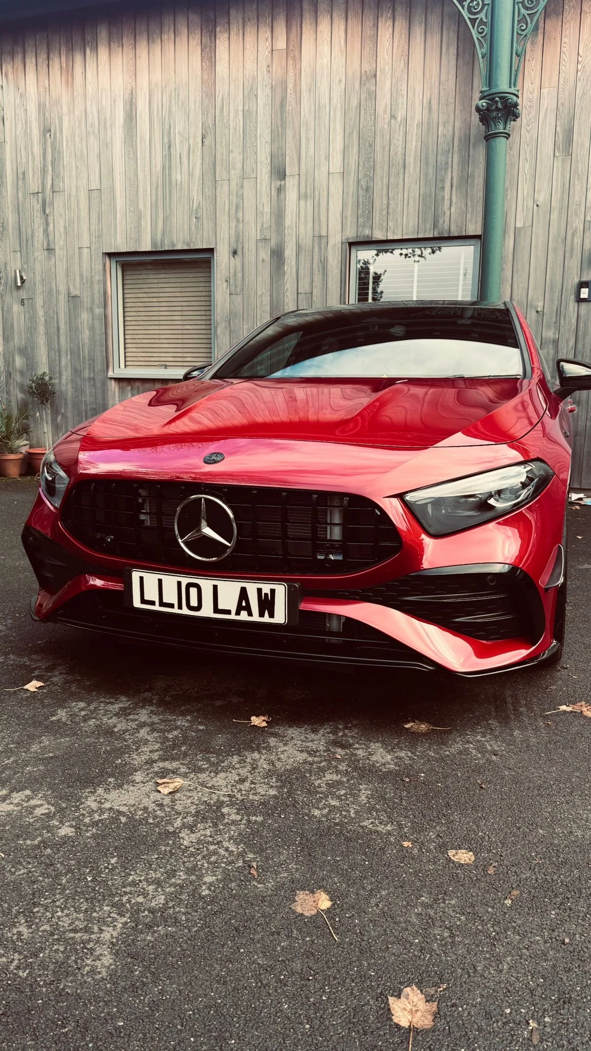 Mercedes W177A35 LCI Panamericana Grille Gloss Black & Chrome - Image 15