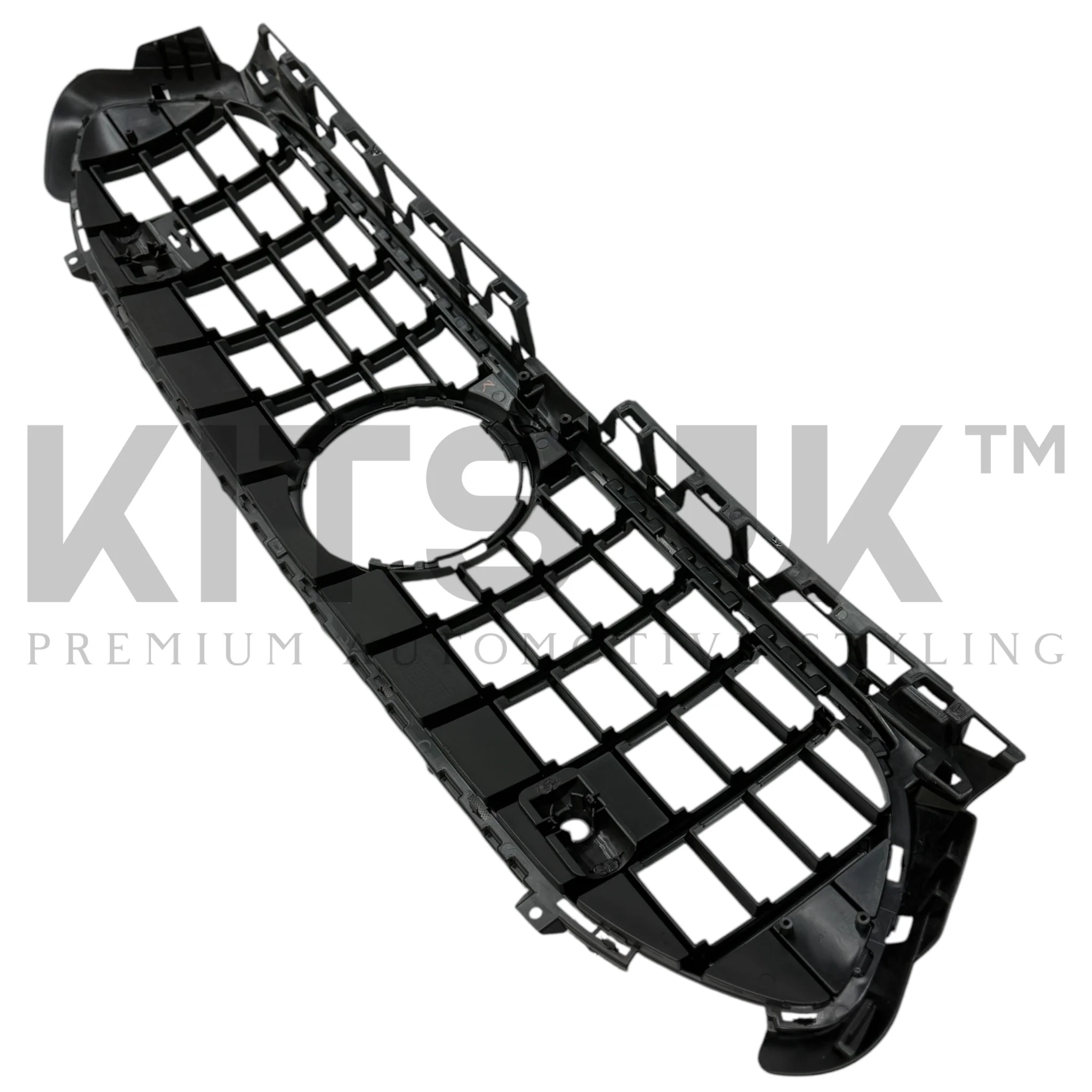 Mercedes W177A35 LCI Panamericana Grille Gloss Black & Chrome - Image 7