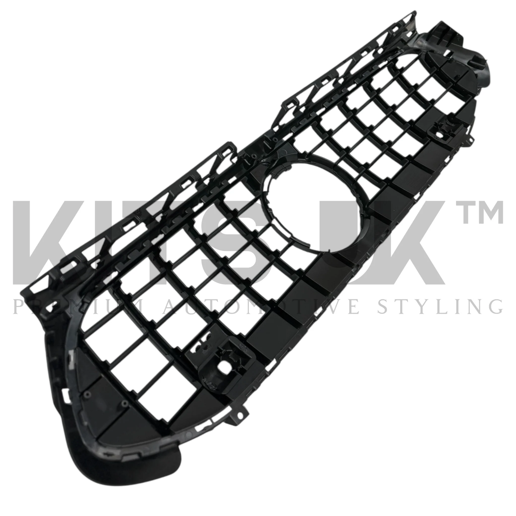 Mercedes W177A35 LCI Panamericana Grille Gloss Black & Chrome - Image 9