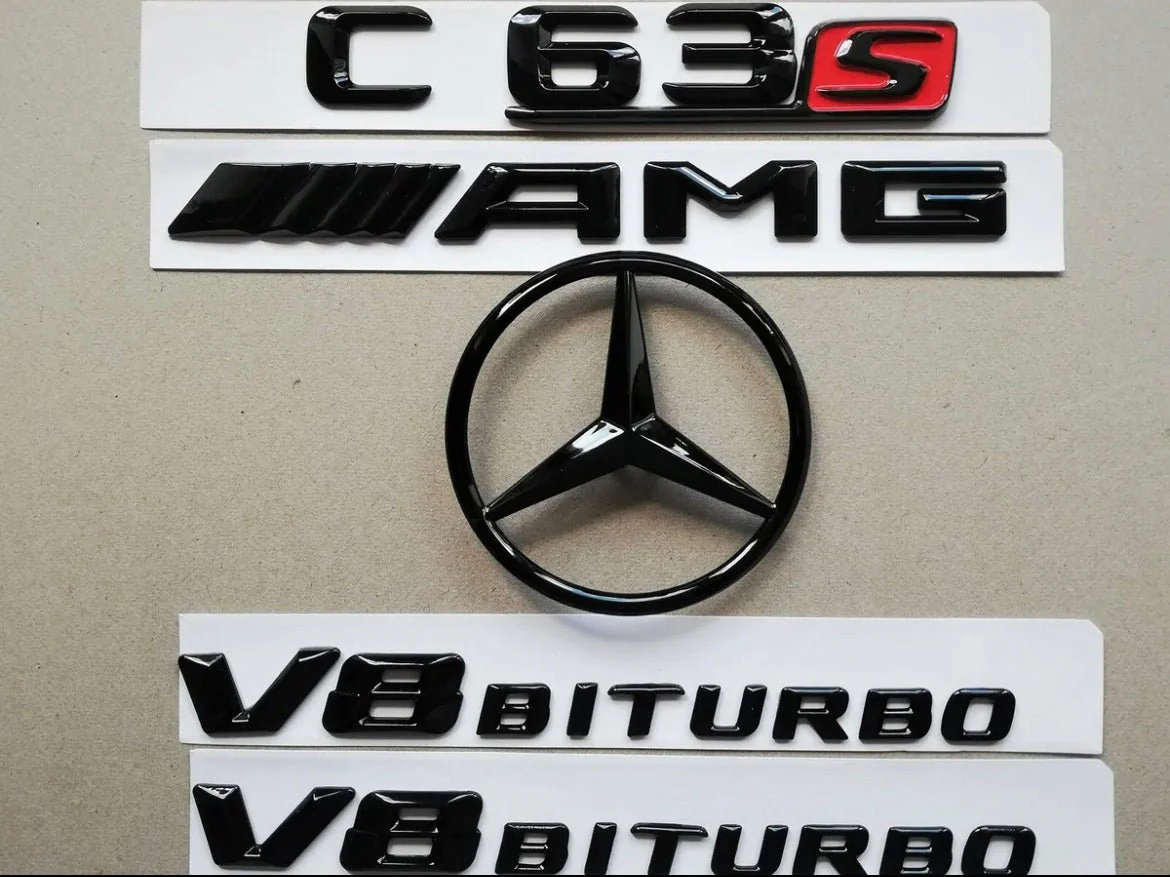 Mercedes W205 C63 C63s Black Badge Package (WITH FRONT GRILLE STAR) - Image 4
