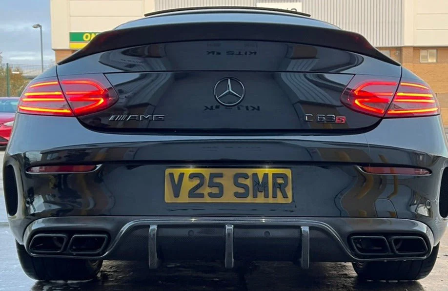 Mercedes W205 C63s/C63 Coupé 2DR Carbon Fibre Diffuser - OEM+ CT STYLE - Image 6