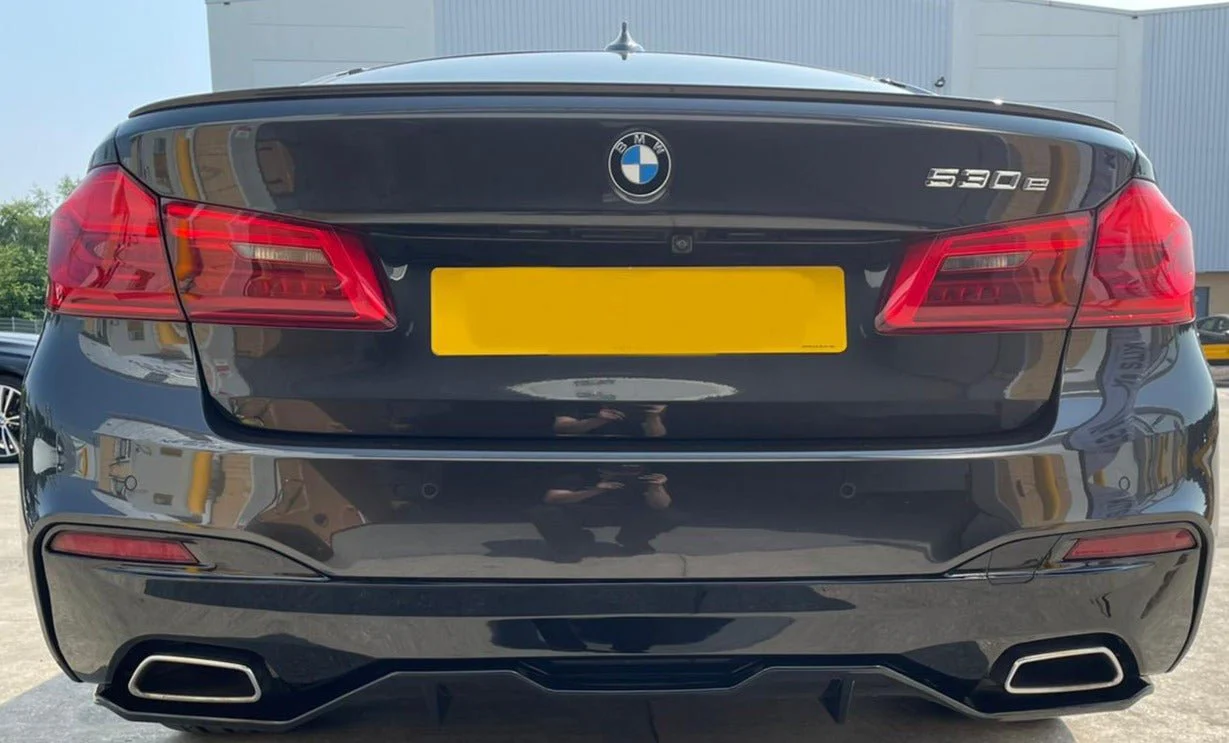 BMW G30 Gloss Black Rear Diffuser - Image 7